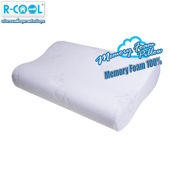 R-Cool Memory Foam Curve Pillow (ขนาดกลาง) R-Cool Memory Foam Curve Pillow (ขนาดกลาง)