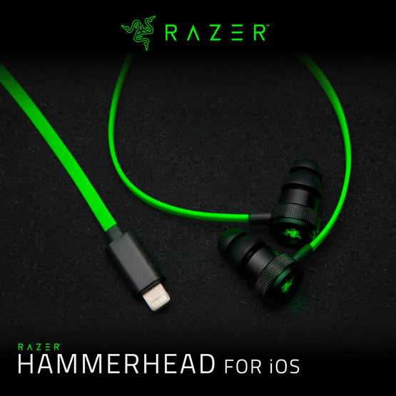 Razer หูฟัง Gaming Hammerhead สำหรับ iOS