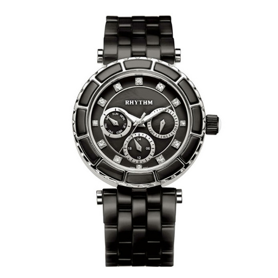 Rhythm นาฬิกาข้อมือ รุ่น Ceramic C1103C04 Rhythm นาฬิกาข้อมือ รุ่น Ceramic C1103C04