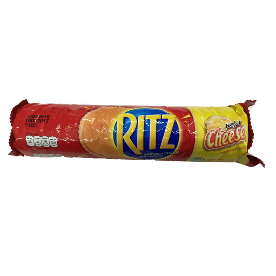 Ritz ริทซ์ แครกเกอร์ สอดไส้ครีม รสชีส ขนาด 118 g. (6 ชิ้น) Ritz ริทซ์ แครกเกอร์ สอดไส้ครีม รสชีส ขนาด 118 g. (6 ชิ้น)