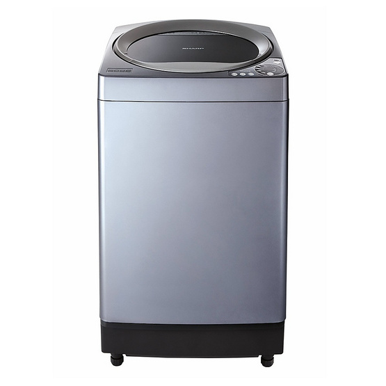 SHARP เครื่องซักผ้าฝาบน ES-U10HT-S 10KG. SHARP เครื่องซักผ้าฝาบน ES-U10HT-S 10KG.