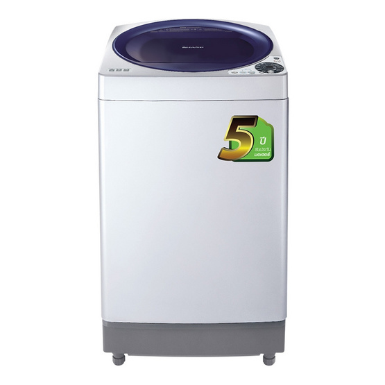 SHARP เครื่องซักผ้าฝาบน ES-U80GT-A 8KG. SHARP เครื่องซักผ้าฝาบน ES-U80GT-A 8KG.