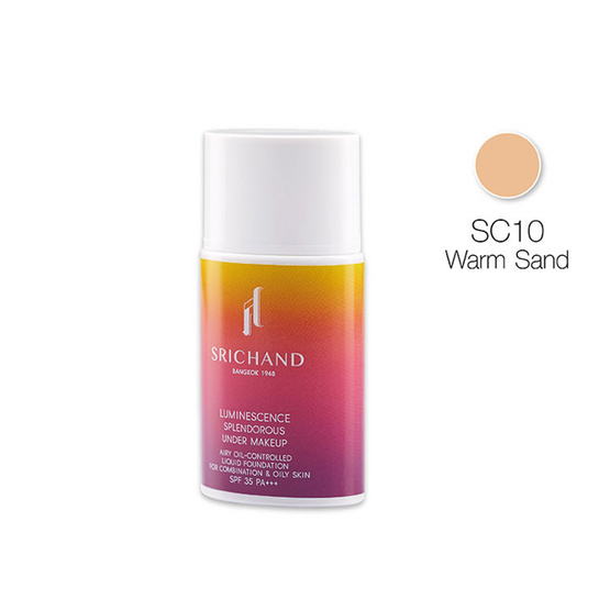 SRICHAND Luminescence Splendorous Under Makeup 30ml. #SC10 Warm Sand SRICHAND Luminescence Splendorous Under Makeup 30ml. #SC10 Warm Sand