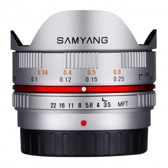 Samyang Lens 7.5mm / F3.5 MFT Silver Samyang Lens 7.5mm / F3.5 MFT Silver