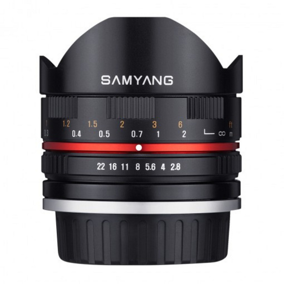 Samyang Lens 8mm / F2.8 II Sony E Black Samyang Lens 8mm / F2.8 II Sony E Black