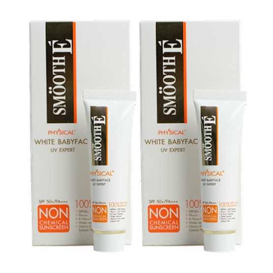 Smooth E Physical Sunscreen 15g SPF50 (B) Double Pack Smooth E Physical Sunscreen 15g SPF50 (B) Double Pack