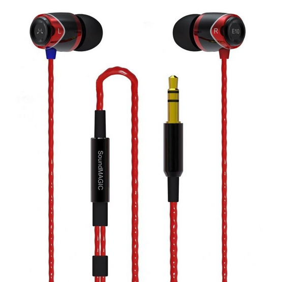 Soundmagic หูฟัง รุ่น หูฟังอินเอียร์ (E10) Red Soundmagic หูฟัง รุ่น หูฟังอินเอียร์ (E10) Red