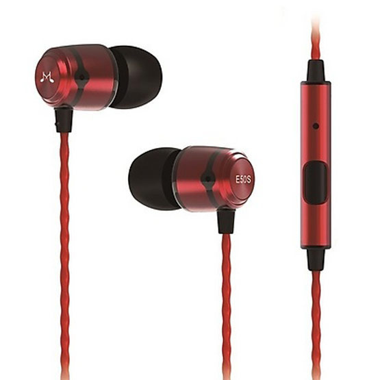 Soundmagic หูฟัง รุ่น In-Ear Super Bass มีไมค์ในตัว (E50S) Red Soundmagic หูฟัง รุ่น In-Ear Super Bass มีไมค์ในตัว (E50S) Red