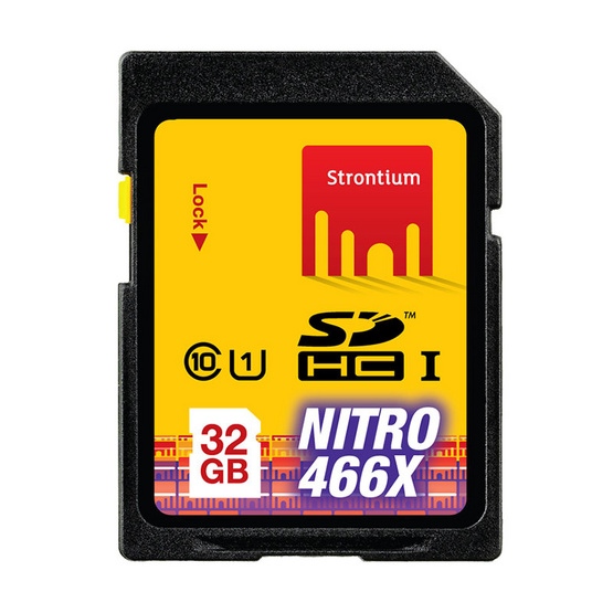 ขาย Strontium Nitro USH-1 SD Card Class10 32 GB 466X Speed (70Mb/S)