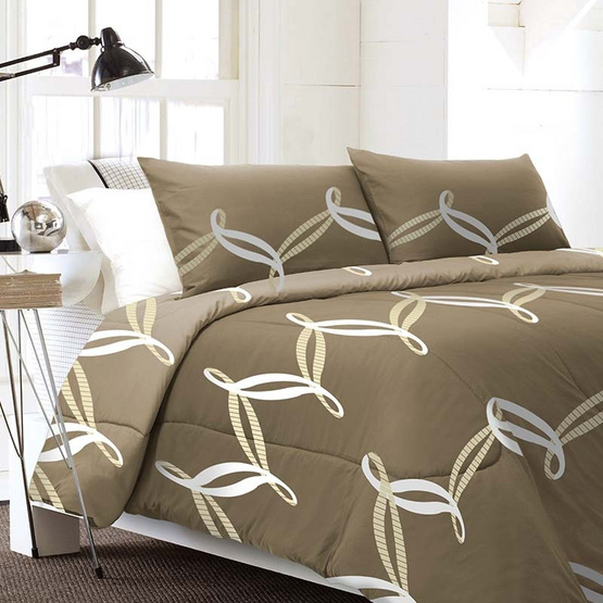 Synda ชุดเครื่องนอน Graphic Brown Synda ชุดเครื่องนอน Graphic Brown