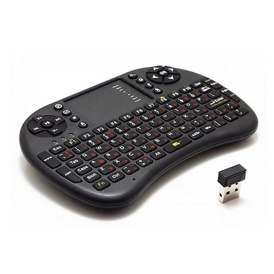 TOKAI Mini Wireless Keyboard + Touchpad 2.4G รองรับ Smart Devices Black TOKAI Mini Wireless Keyboard + Touchpad 2.4G รองรับ Smart Devices Black