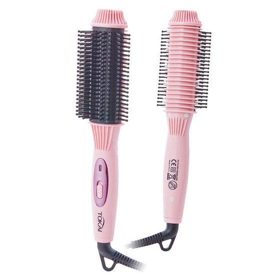 TOKAI แปรงหวีไฟฟ้าผมตรง TK-8110 สีชมพู TOKAI แปรงหวีไฟฟ้าผมตรง TK-8110 สีชมพู