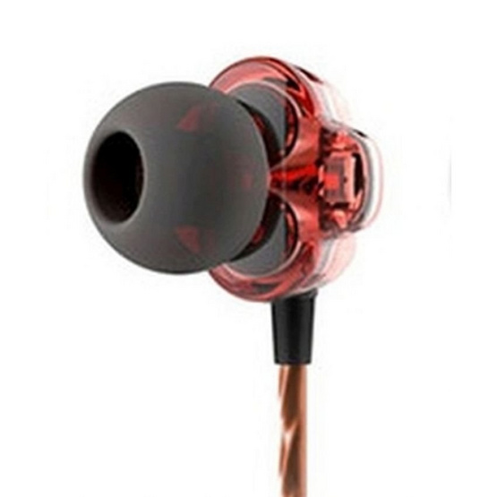 TTPOD หูฟัง รุ่น In Ear หูฟังแบบสอดหู 2 ไดรเวอร์ (T1) Red TTPOD หูฟัง รุ่น In Ear หูฟังแบบสอดหู 2 ไดรเวอร์ (T1) Red