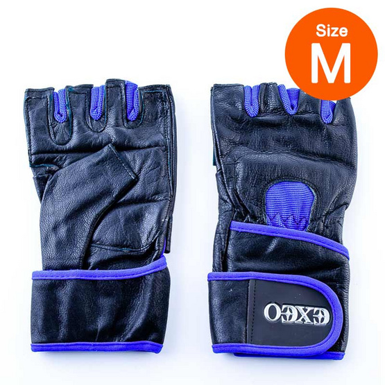 Thai Sports ถุงมือยกน้ำหนัก หนัง CG-17053 ROYAL BLUE/BLACK ไซส์ M รหัสสินค้า E3XT1101M