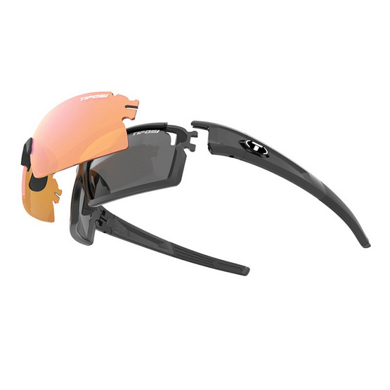 Tifosi แว่นกันแดด รุ่น ESCALATE S.F. Matte Black (Smoke/AC Red/Clear)