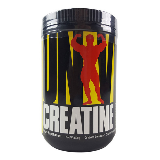 Universal Creatine Powder 500g. เพิ่มกำลัง ความแข็งแรง ทนทาน และลดอาการเมื่อยล้าของกล้ามเนื้อ