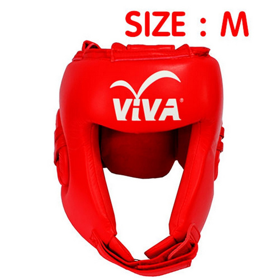 VIVA เฮดการ์ดมวย Micro Fiber สีแดง Size. M