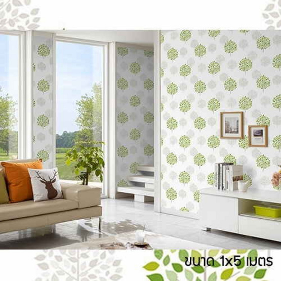 Wallpaper ป้องกันความร้อน ลาย LEMON TREE ขนาด 1x5 เมตร Wallpaper ป้องกันความร้อน ลาย LEMON TREE ขนาด 1x5 เมตร