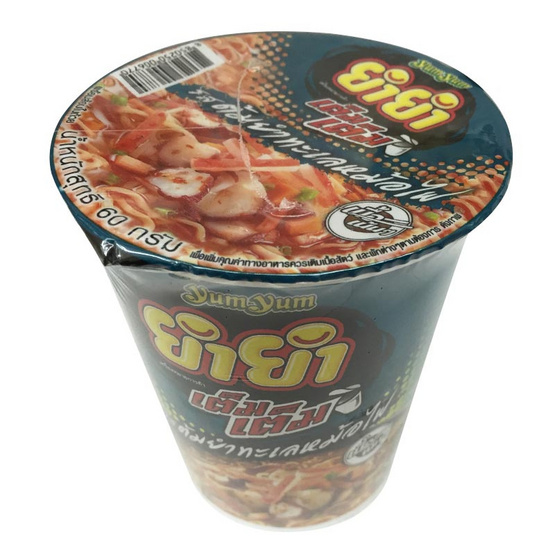 Yum Yum ยำยำ คัพ เต็มเต็ม บะหมี่กึ่งสำเร็จรูป รสต้มยำทะเลหม้อไฟ (ถ้วย) ขนาด 60 g. (6 ชิ้น) Yum Yum ยำยำ คัพ เต็มเต็ม บะหมี่กึ่งสำเร็จรูป รสต้มยำทะเลหม้อไฟ (ถ้วย) ขนาด 60 g. (6 ชิ้น)