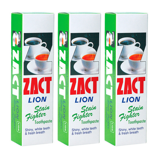 Zact Toothpaste 160g # Stain Fighter Pack3 Zact Toothpaste 160g # Stain Fighter Pack3