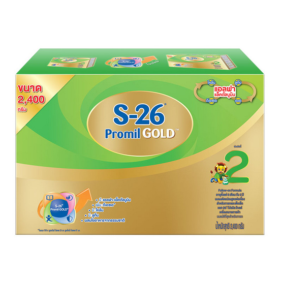 เอส-26 โปรมิล โกลด์ 2400 กรัม (600 กรัม x 4) สูตรต่อเนื่องสำหรับเด็กเล็ก 6 เดือน 1 ปี เอส-26 โปรมิล โกลด์ 2400 กรัม (600 กรัม x 4) สูตรต่อเนื่องสำหรับเด็กเล็ก 6 เดือน 1 ปี