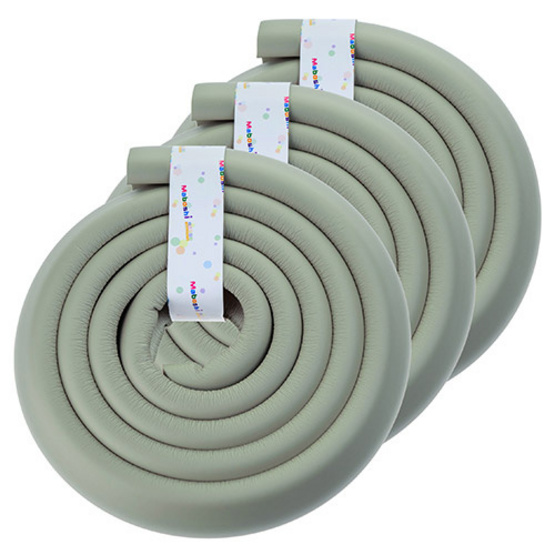 โฟมยางกันกระแทกสำหรับเด็ก ความยาว 2 เมตร Soft Edge Cushion Strip สีเทา (แพ็ค 3 ม้วน) โฟมยางกันกระแทกสำหรับเด็ก ความยาว 2 เมตร Soft Edge Cushion Strip สีเทา (แพ็ค 3 ม้วน)