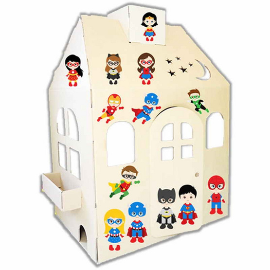 บ้านมหัศจรรย์ ซูเปอร์ฮีโร่ ขนาด 67.5 x 90x 120 ซม.ส่งฟรีถึงบ้าน บ้านมหัศจรรย์ ซูเปอร์ฮีโร่ ขนาด 67.5 x 90x 120 ซม.ส่งฟรีถึงบ้าน