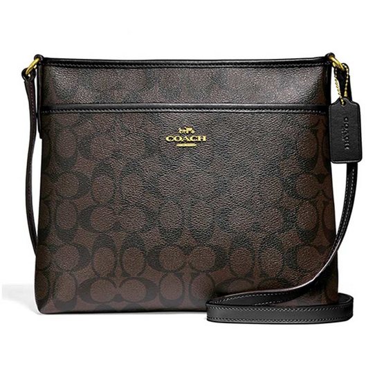 กระเป๋า COACH F29210 FILE CROSSBODY IN SIGNATURE CANVAS (IMAA8) [MCF29210IMAA8]