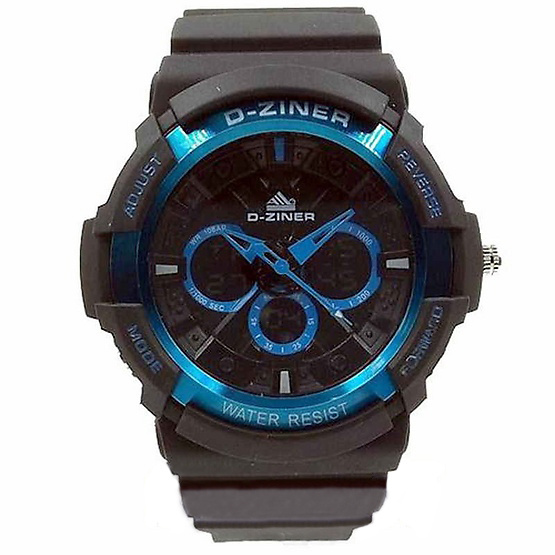 นาฬิกา Dziner รุ่น DZ-8019 ดำ/ฟ้า นาฬิกา Dziner รุ่น DZ-8019 ดำ/ฟ้า