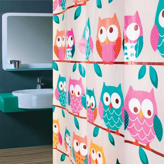 ม่านห้องน้ำ PEVA พิมพ์ลาย รุ่น Wonderbath / 180x180 ลาย C4063 แพ็คคู่ ม่านห้องน้ำ PEVA พิมพ์ลาย รุ่น Wonderbath / 180x180 ลาย C4063 แพ็คคู่