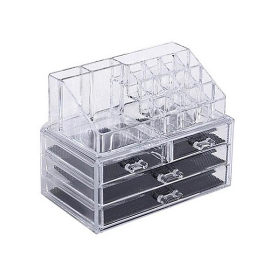 กล่องเครื่องสำอางค์อะคริลิค รุ่น SF-1155 กล่องเครื่องสำอางค์อะคริลิค รุ่น SF-1155