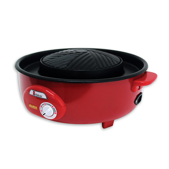 หม้อสุกี้บาร์บีคิว Starker รุ่น HMP30C สีแดง หม้อสุกี้บาร์บีคิว Starker รุ่น HMP30C สีแดง