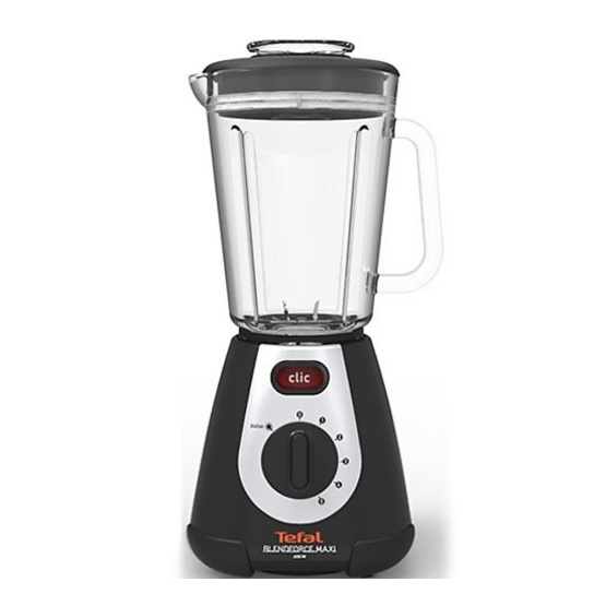 เครื่องปั่นอาหาร TEFAL รุ่น BL233 2 ลิตร 600 วัตต์ สีดำ เครื่องปั่นอาหาร TEFAL รุ่น BL233 2 ลิตร 600 วัตต์ สีดำ