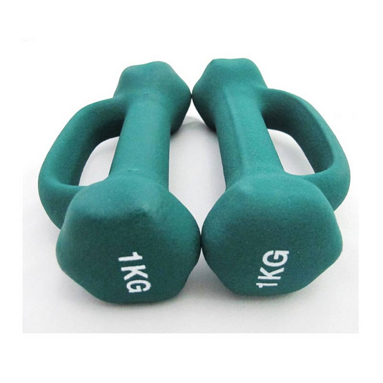 a bloom ดัมเบล ทรงหกเหลี่ยม พร้อมที่จับ น้ำหนัก 1 กก. 2 ชิ้น สีเขียวเข้ม (Hexagon End Dumbbell with Handle) a bloom ดัมเบล ทรงหกเหลี่ยม พร้อมที่จับ น้ำหนัก 1 กก. 2 ชิ้น สีเขียวเข้ม (Hexagon End Dumbbell with Handle)