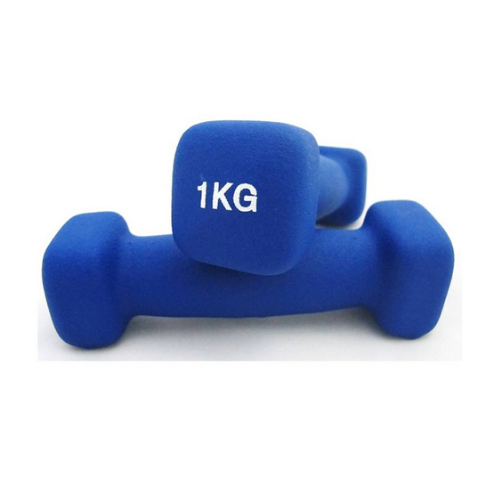 a bloom ดัมเบล ทรงสี่เหลี่ยม น้ำหนัก 1 กก. 2 ชิ้น สีน้ำเงิน (Quadrate End Dumbbell) a bloom ดัมเบล ทรงสี่เหลี่ยม น้ำหนัก 1 กก. 2 ชิ้น สีน้ำเงิน (Quadrate End Dumbbell)