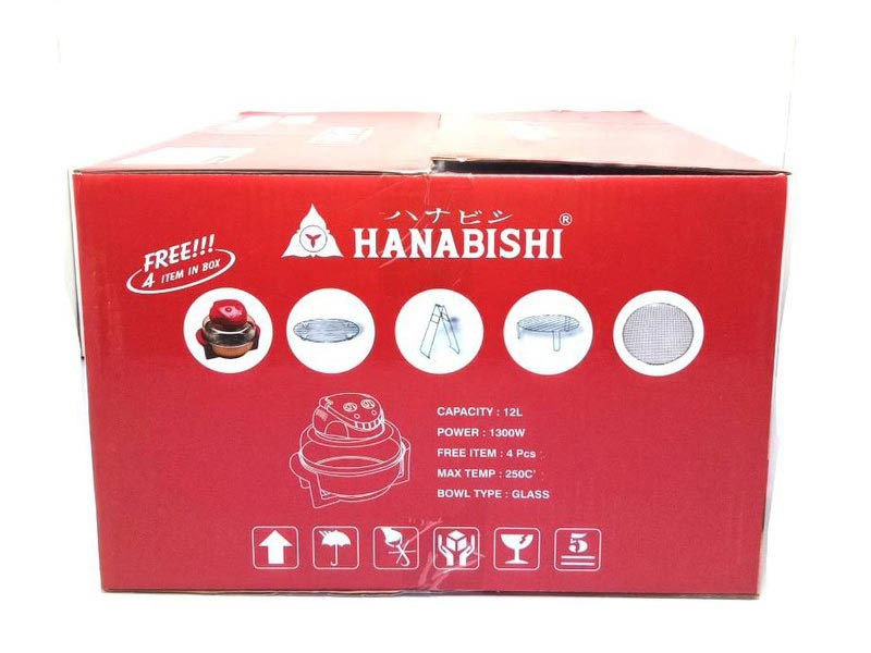 HANABISHI หม้ออบลมร้อน 12 ลิตร รุ่น MV-007