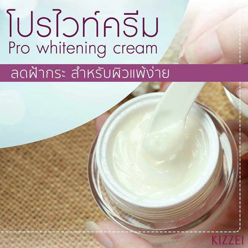 Kizzei ครีมบำรุงผิวหน้า Pro Whitening Creme 15 กรัม