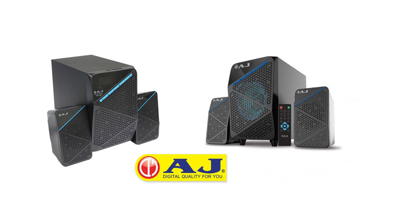 AJ ชุดลำโพงมัลติมีเดีย 2.1 รุ่น HS-100