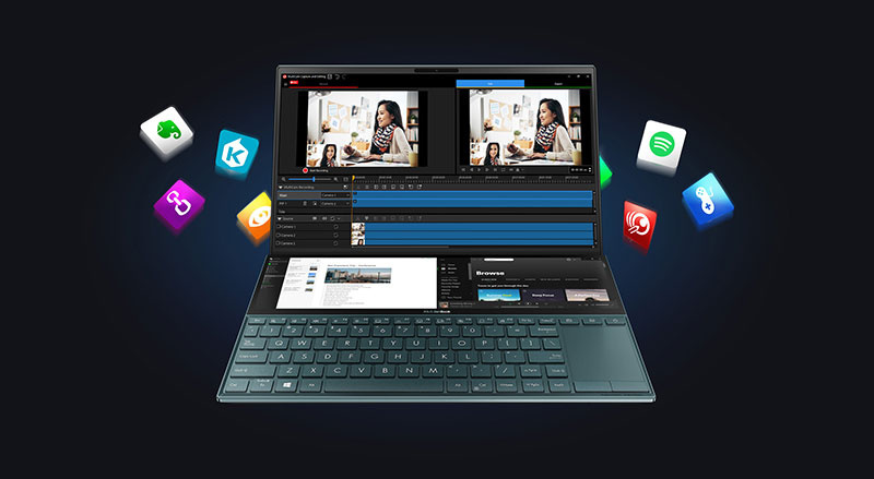 Asus notebook zenbook duo