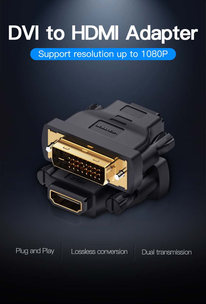 Vention DVI Male To HDMI Female Adapter