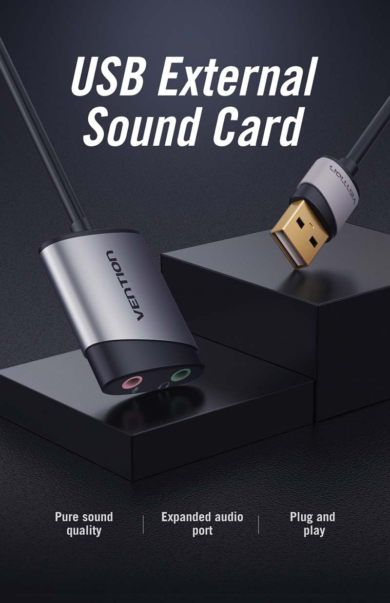 Vention USB External Sound Card