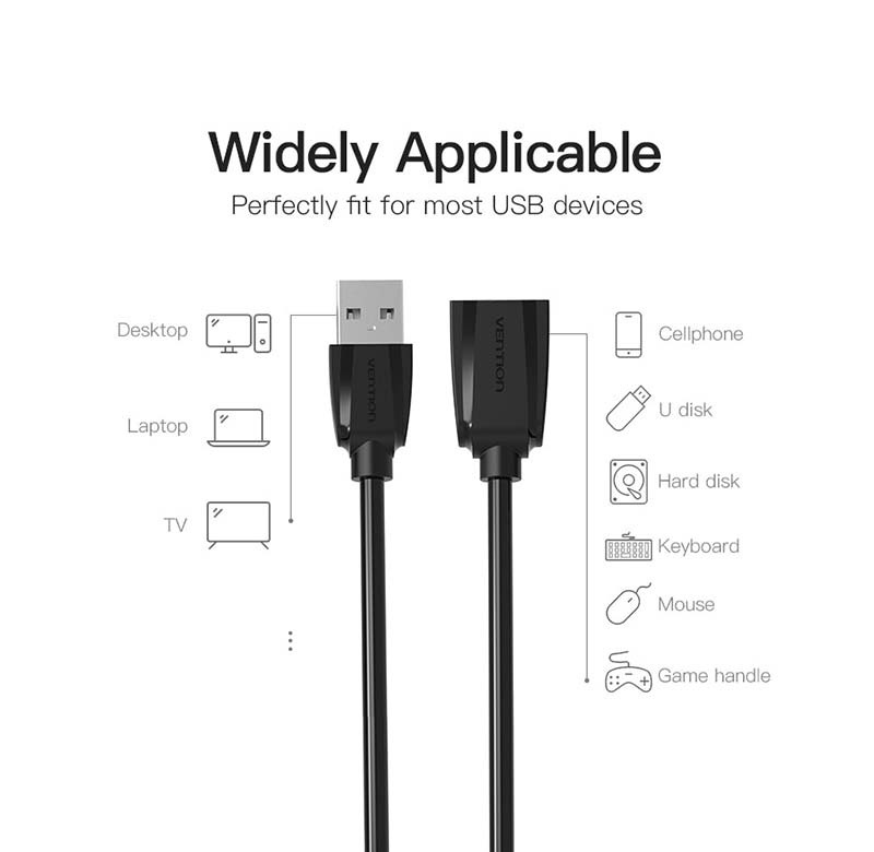 Vention USB 3.0 Extension Cable 1.5 M.