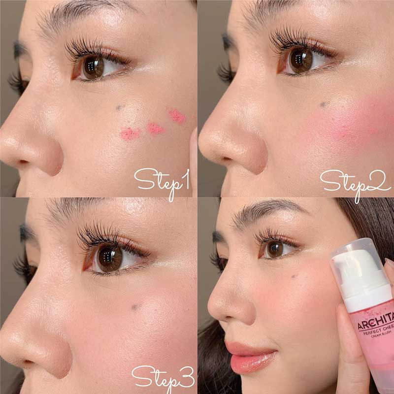 02 Archita บลัชออนเนื้อครีม Perfect Cheek Cream Blush 13 มล.