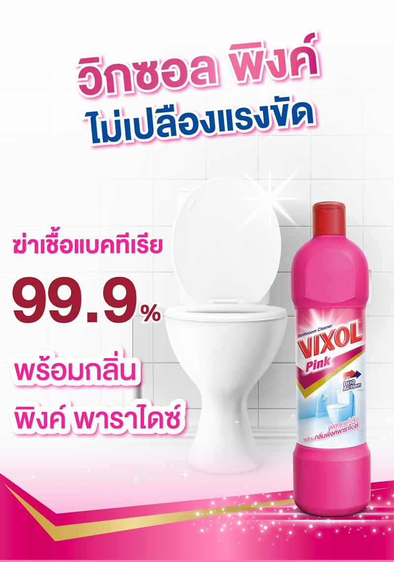 วิกซอลพิ้งค์ 450 มล. (แพ็ก 3 ชิ้น)