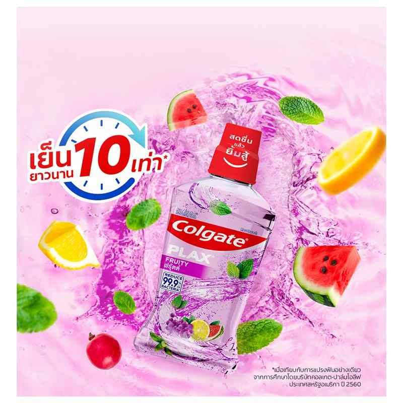 คอลเกต น้ำยาบ้วนปากพลักซ์ เปปเปอร์มินต์ 250 มล.