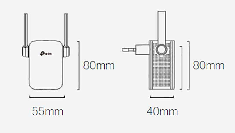 TP-Link อุปกรณ์ขยายสัญญาณ Wi-Fi  TL-WA855RE 300Mbps Wi-Fi Range Extender
