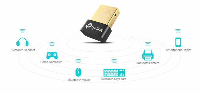 TP-Link USB อแดปเตอร์ UB400 Bluetooth 4.0 Nano USB Adapter