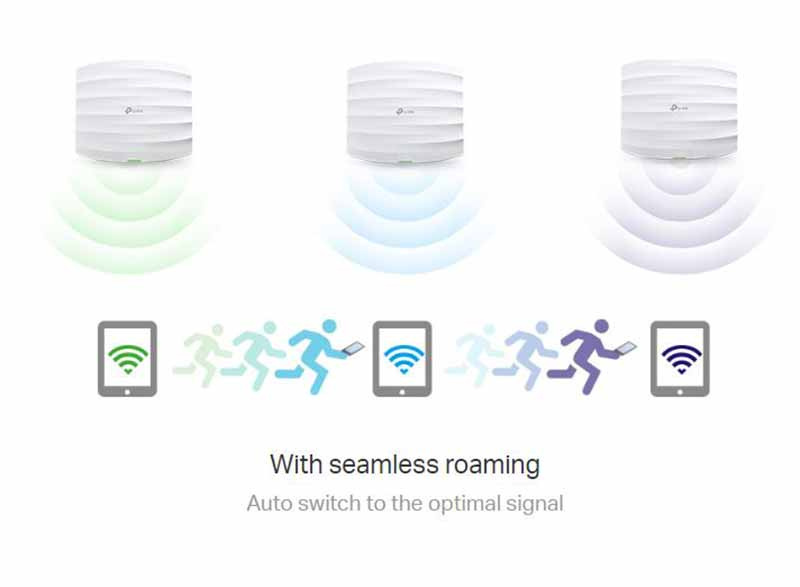 TP-Link อุปกรณ์กระจายสัญญาณ Wi-Fi  EAP245 AC1750 Wireless MU-MIMO Gigabit Ceiling Mount Access Point