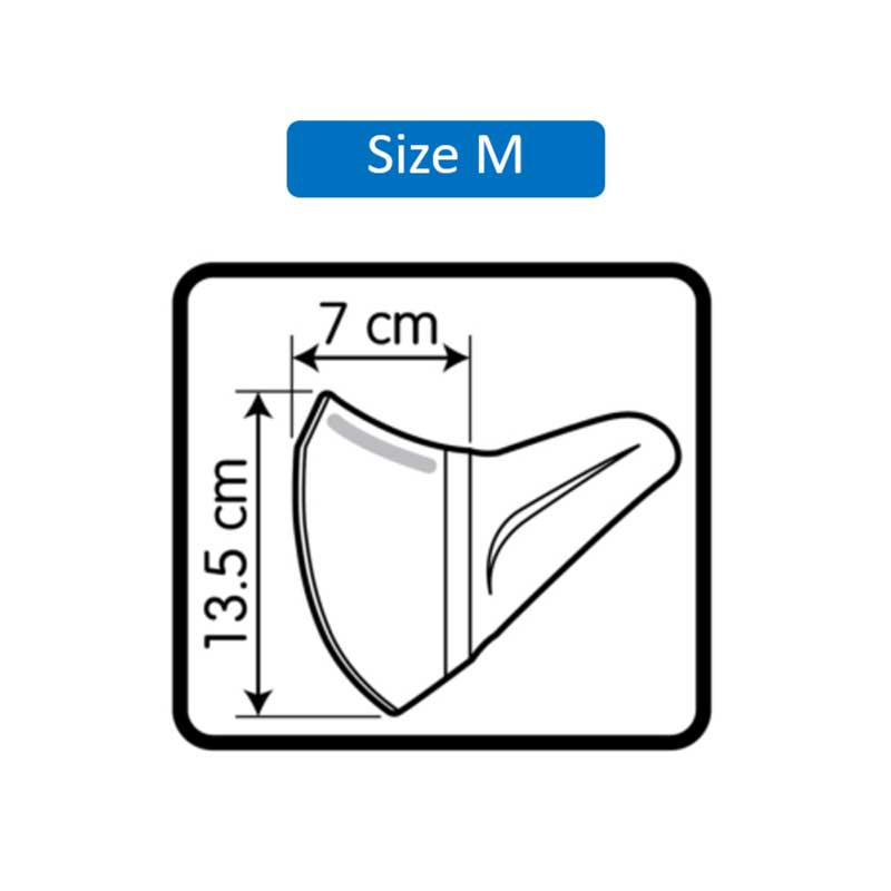หน้ากากอนามัย 3D Size M (ซองละ 4 ชิ้น)