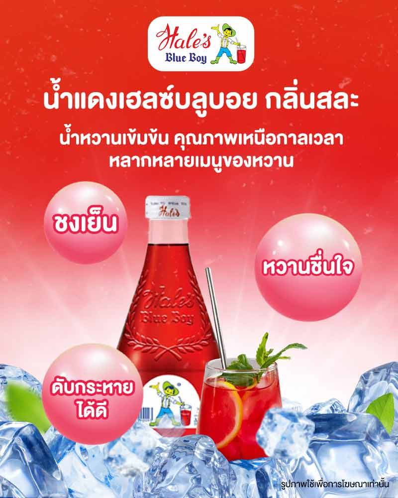 เฮลซ์บลูบอย น้ำหวานเข้มข้นกลิ่นสละ 710 ซีซี